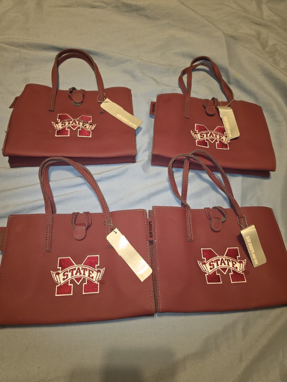 Women’s Mississippi State Garnet Tote Bag - Alan Stuart